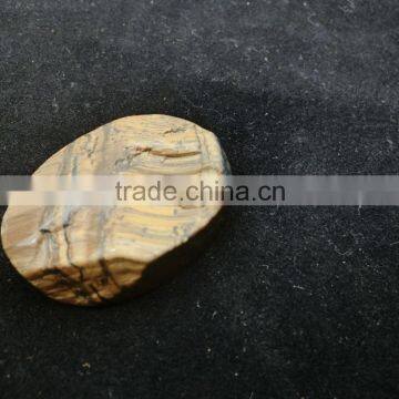 Natural Oval Shape Tiger Eye Cabachon Gemstone photo-4