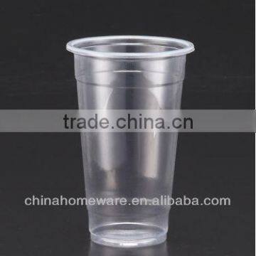 600ml disposable plastic cup /big transparent pp cup