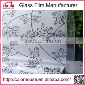 new design pvc material adhesive transparent glass film