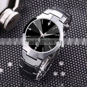 Elegance tungsten watch high quality sapphire glass watch tungsten band watch