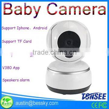 Support Two-way voice intercom cctv camera 3d baby monitor full hd