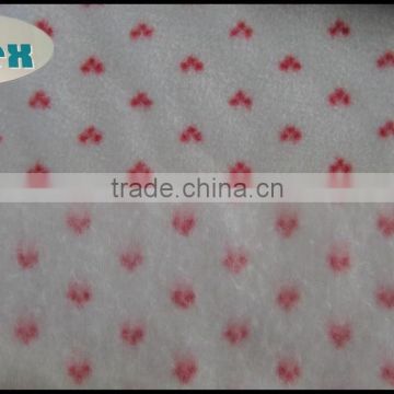 100 polyester printed polar fleece fabric