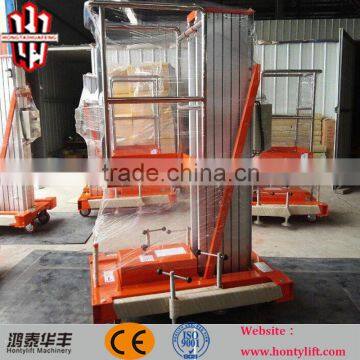 vertical mast aluminum hydraulic lift