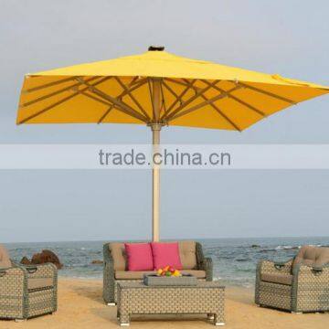 The square empire umbrella for the beach