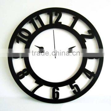 hot sale custom smart acrylic wall mounted clock movement