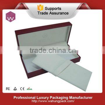 custom order accept plastic with leather pen case