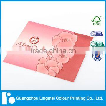 2016 full color Cusomized A5 Folder Brochure Professional Printing in China