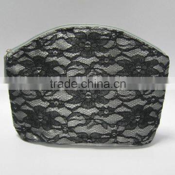 Satin Lace Cosmetic Bag