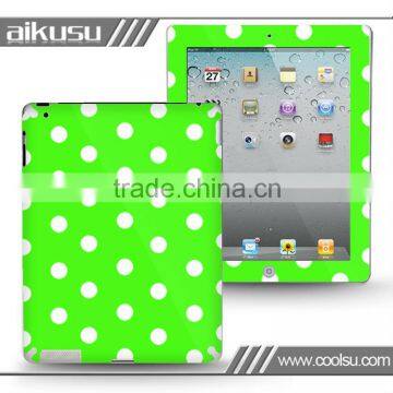 fresh wave point design !!! decorative laptop skin sticker with anti-radiation and waterproof