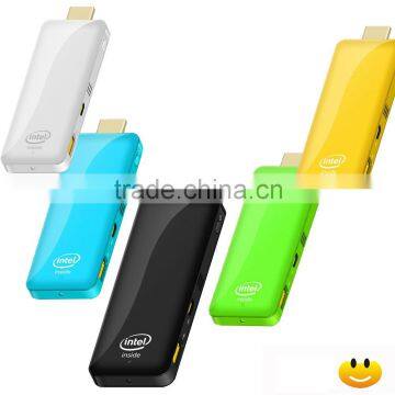 2016Hot sellingl! 32g mini tv stick Win10 OS Intel Atom quad core tv stick Beantop mini pc WiFi BT4.0