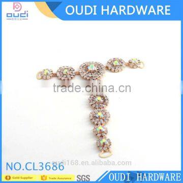 Top sale new design sandal decorative buckles stock in Guangzhou for leather sandals