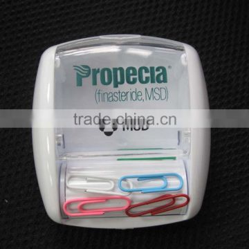 2015 square printer magnetic paper clip dispenser