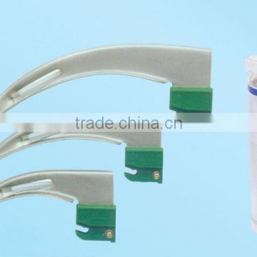 disposable fiber optic laryngoscope blades