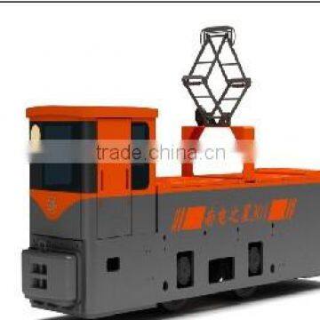 7 tons overhead line variable frequency electric locomotive, made in China hotsale locomotive