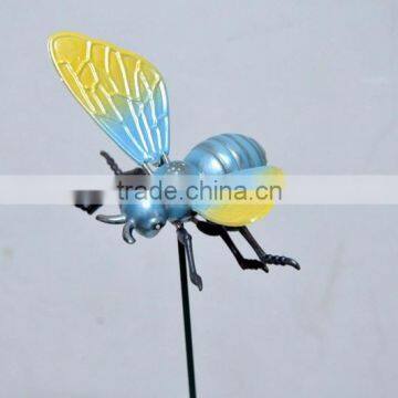 4 Inch Pearl Powder Plastic Bee Garden Ornamental Products For Wholesaler photo-2