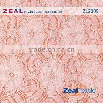 High quality Nylon raschel lace fabric for ladies wear