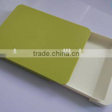 PP Chopping Cutting Board With Storage Collection Drawer