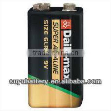 alkaline battery 6LR61/9V with blister card