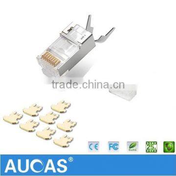 High Quality Cat7 RJ45 Modular Plug For Network Cable Cat7 Aucas Brand Offer Price photo-6