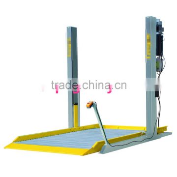 The stainless machine of double post column cars parking hydraulic electrical lifter for auto                        
                                                Quality Choice