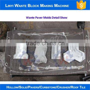 WANTE MACHINERY WANTE BRAND QT6-15B Automatic Hydraulic Concrete Curbstone Block Making Machinery