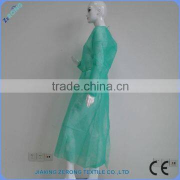 100pcs per Bag Medical PP Non Woven Disposable Gown Hospital
