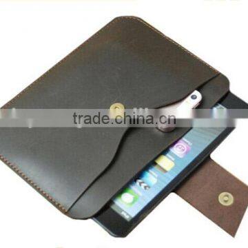 Custom Size Handmade Leather Tablet Sleeve 10 Inch