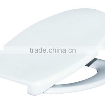 Round duroplast WC toilet seat cover with soft close made in China