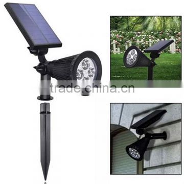 high lumen 2-in-1 solar powered outside solar spotlight with lithium battery                        
                                                Quality Choice