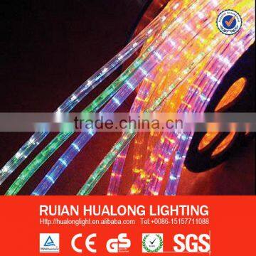 Steady LED rope light( 2wires) led duralight CE, GS, RoHS LED decorative light Christmas light