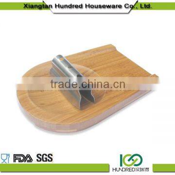 Bamboo Cheese Board with Slicer Eco-Friendly Wood Custom Bamboo Cutting Board