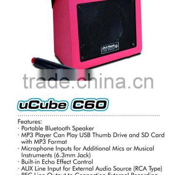 2016 New Plastic Cube Wireless Speaker Home Products Portable Sound Cube Wireless Speaker photo-2