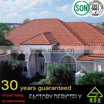 100% cheap factory selling color metal roof tile