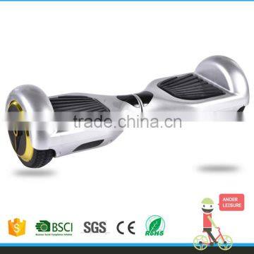 Bluetooth Hover boards Smart 2 Wheels Self Balancing Electric Scooters Unicycle Silver