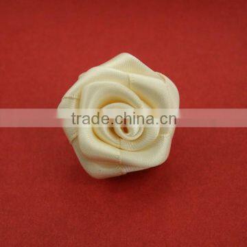 High quality polyester ribbon handmake satin flower