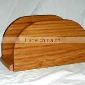 Wooden napkin holder