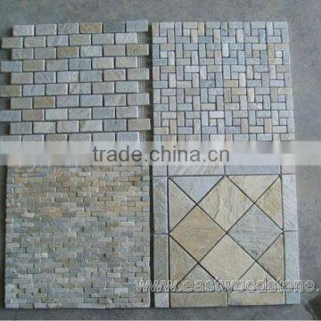 Natural Golden Quartzite Mosaic Tiles photo-4