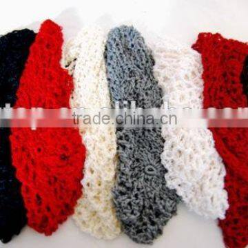 Soft Rayon Snood hat Hair Net Crochet Hair Net cap