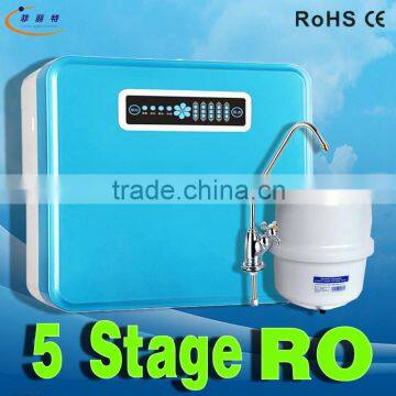 5 stage 50GPD pure water drinking kitchen ro osmosis water system