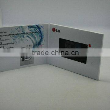 Top quality 5" customized xxx china video brochure