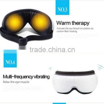 RO15-1 rechargeable Folding Eye Massager With heating vibration Air Pressure Music Intelligent Voice Broadcast