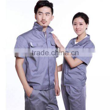 Custom made working clothes unisex industrial wearing uniforms workwear with OEM log for wholesale top quality