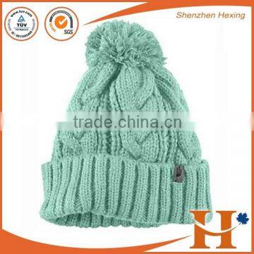 Top quality OEM ladyes hat and design you logo knitted hat beanies lady hat for women