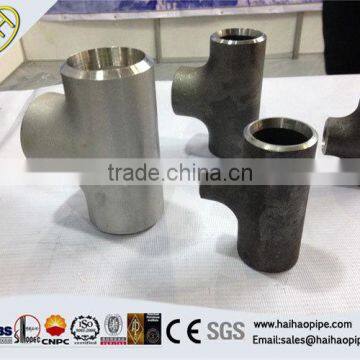 ASTM A234 WPB ASME B16.11 Seamless Carbon Steel (EQUAL,REDUCING) TEE Pipe Fitting photo-6