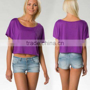 Customl Ladies Blank Crop Tops Wholesale Women photo-5