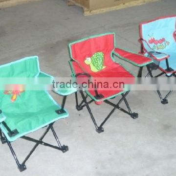 Portable folding cartoon kids director chair