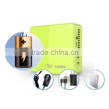 Good Price Professional 800 Lumens DLP Projectors Battery Build-in With USB TF AV HDMI Unic Uc50 Projector photo-3