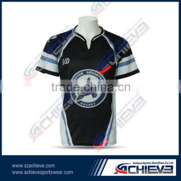 2014 Wholesale Polyester Sublimated Rugby jersey