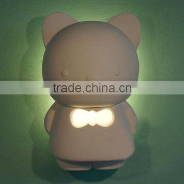 Modern Creative Childish Lovely Kitty Cartoon Wall Lamp photo-2