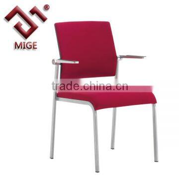 Wine red fabric conference chair price